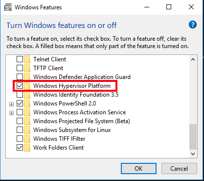 Enable Hypervisor